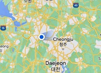 South Korea map