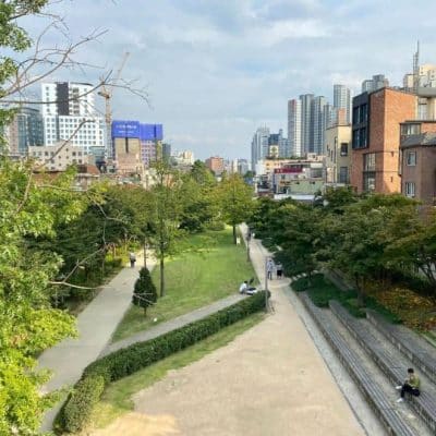 Small park in Seoul